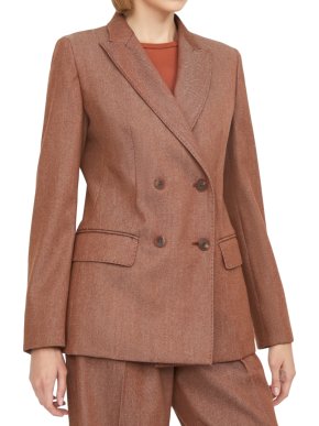 Max Mara Virgin Wool Double Breasted Blazer