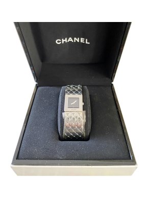 Chanel Matelasse Stainless Steel Dress Watch