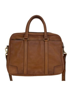 Coach brown leather business bag