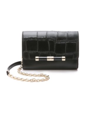 Diane von Furstenberg 440 Croc Embossed Mini Bag