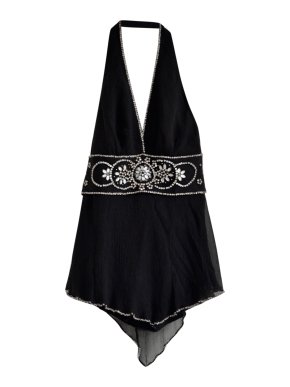 Carlos Miele Silk Halterneck Top