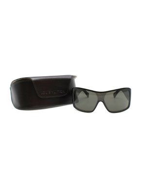 Louis Vuitton Black Sunglasses with Perforated Monogram
