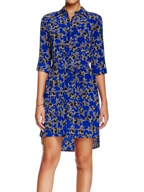 Diane von Furstenberg Prita Silk Shirt Dress
