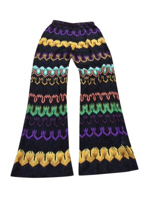 Missoni multi coloured bell bottom pants