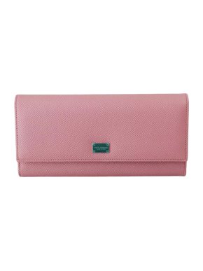 Dolce & Gabbana pale pink bifold clutch wallet
