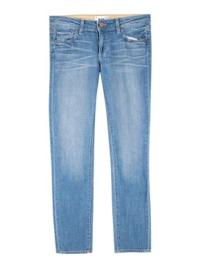 Paige Blue Denim Skyline Ankle Peg Jeans