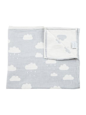 Mori Baby Cloud Pattern Cotton Blanket