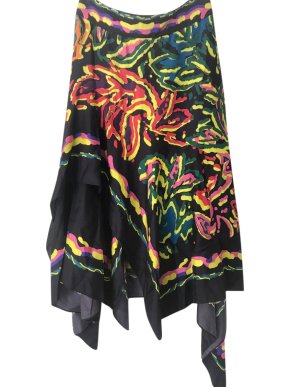 Peter Pilotto Printed Asymmetric Handkerchief Scarf