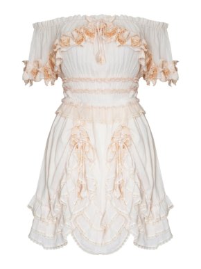 Fillyboo Seychelles mini dress in light blush