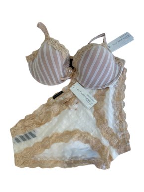 Ellen Macpherson Intimates Coco Striped Lingerie Set