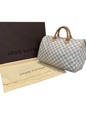 Louis Vuitton damier speedy 35 tote bag