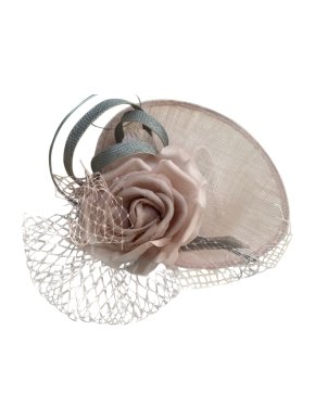 Jane Taylor Rose & Tulle Embellished Occasion Hat