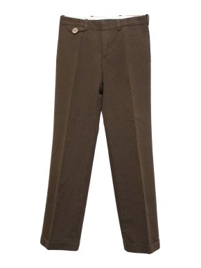 Marc Jacobs brown cotton and wool blend trousers