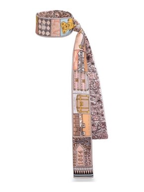 Louis Vuitton limited edition silk scarf/bandeau