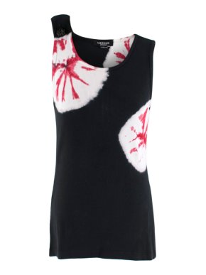 Calvin Klein 205W39NYC Tie-Dye ribbed stretch-cotton tank top