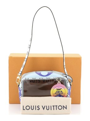 Louis Vuitton Blue Monogram canvas  Beach Pouch