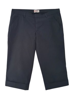 Prada navy tailored shorts