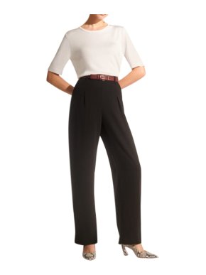 The Fold Le Marais Black Wide Leg Trousers