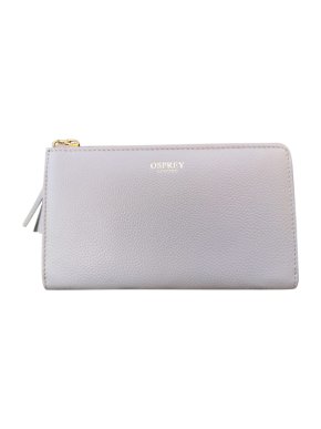 Osprey London Grey Zip-Around Wallet