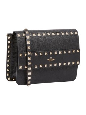Valentino Garavani Grained Calfskin Rockstud Crossbody Bag