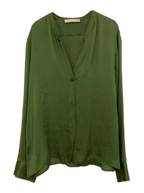 Stella McCartney Green Silk Shirt