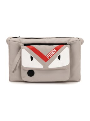 Fendi Grey Kid's Pram Organiser Bag