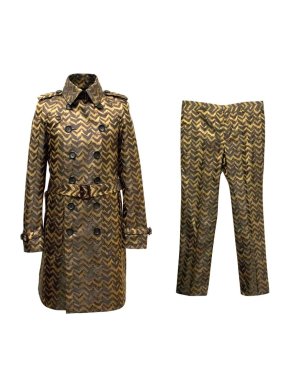 Burberry Men's patterned jacket and trouser set