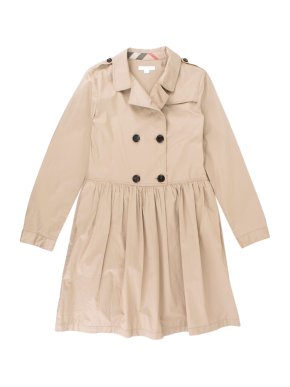 Burberry girl's beige trench coat dress