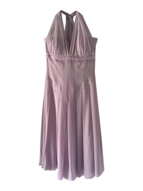 Bruce Oldfield Lilac Halterneck Chiffon Dress