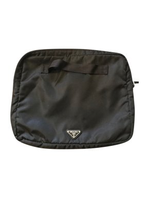 Prada Nylon Black iPad Pouch