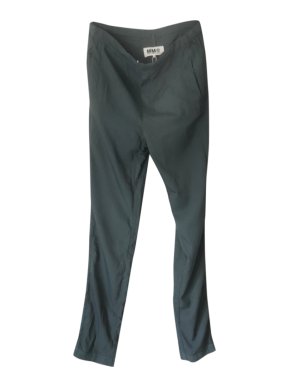 MM6 Maison Margiela Black Drawstring Casual Trousers