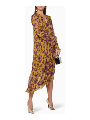 Baum un Pferdgarten Ochre Ameli Purple Printed Dress