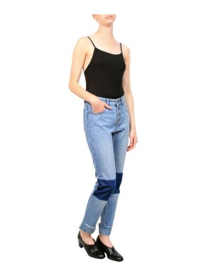 Anine Bing Vintage Wash Distressed Jeans