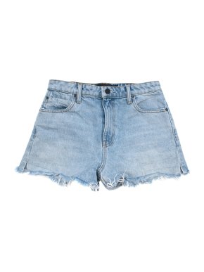 Alexander Wang Bleach Denim Bite Shorts