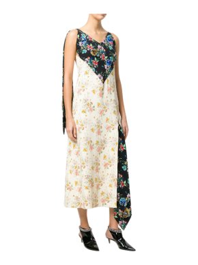 Christopher Kane Floral Print Archive Tie Dress