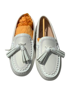 Tod's Gommino Nappa Leather White Loafers