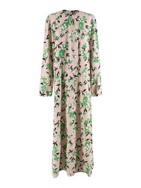 Marni Blush Floral Print Maxi Dress