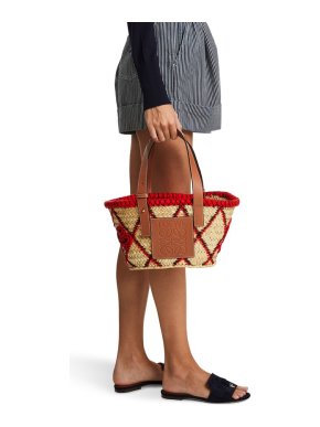 Loewe limited edition raffia tote bag