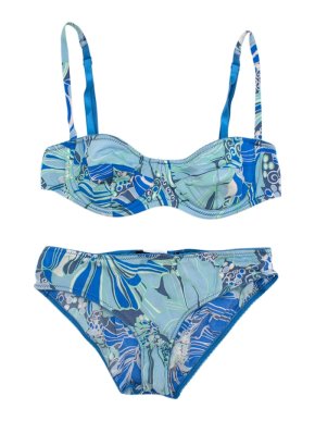 Dolce & Gabbana Blue Printed Underwear Set