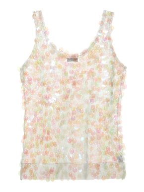 Dries Van Noten Sheer Sequin Tank Top