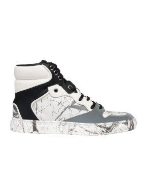 Balenciaga marble print high-top sneakers