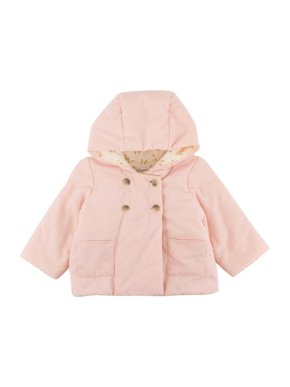 Bonpoint Pale Pink Misha Velvet Baby Coat