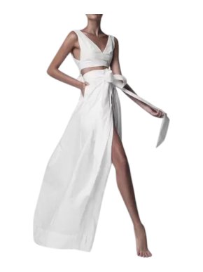 Kalita Avedon Days Maxi Skirt and Cropped Cotton Top