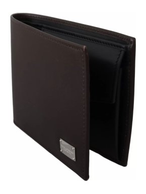Dolce & Gabbana Dark Brown Bi-Fold Wallet