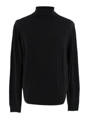 John Smedley Black Connell Pullover
