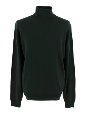 John Smedley Bottle Green Connell Pullover