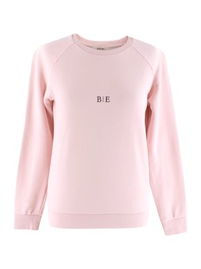 Bodyism X Emilia Wickstead Pale Pink Logo Jumper