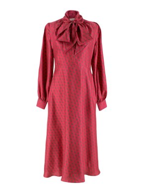 Lisou Penelope Star Print Silk Dress