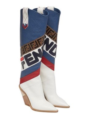 FendiMania pointed toe cowboy boots