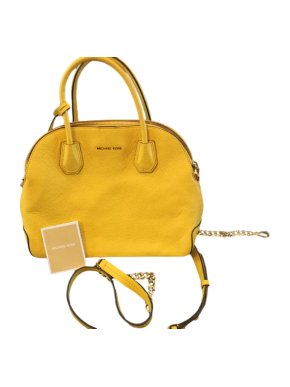 Michael Michael Kors Yellow Leather Crossbody Bag